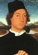 Hans Memling Portrait of a Young Man painting